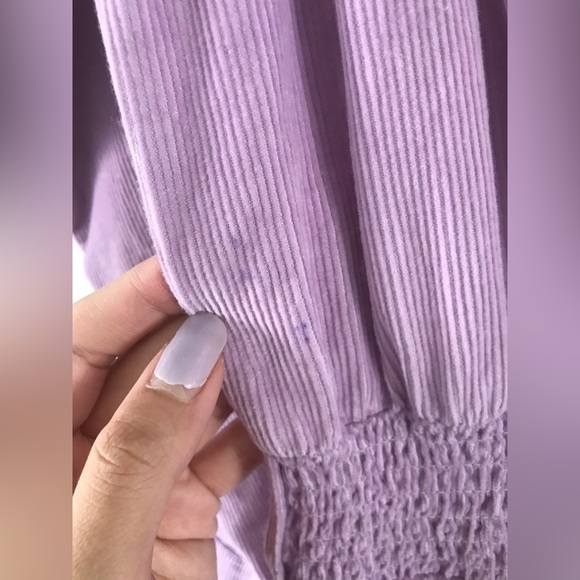 Lucy & Yak Eddie Jumpsuit Organic Cotton Corduroy Lavender Purple Size Small - Picture 12 of 16